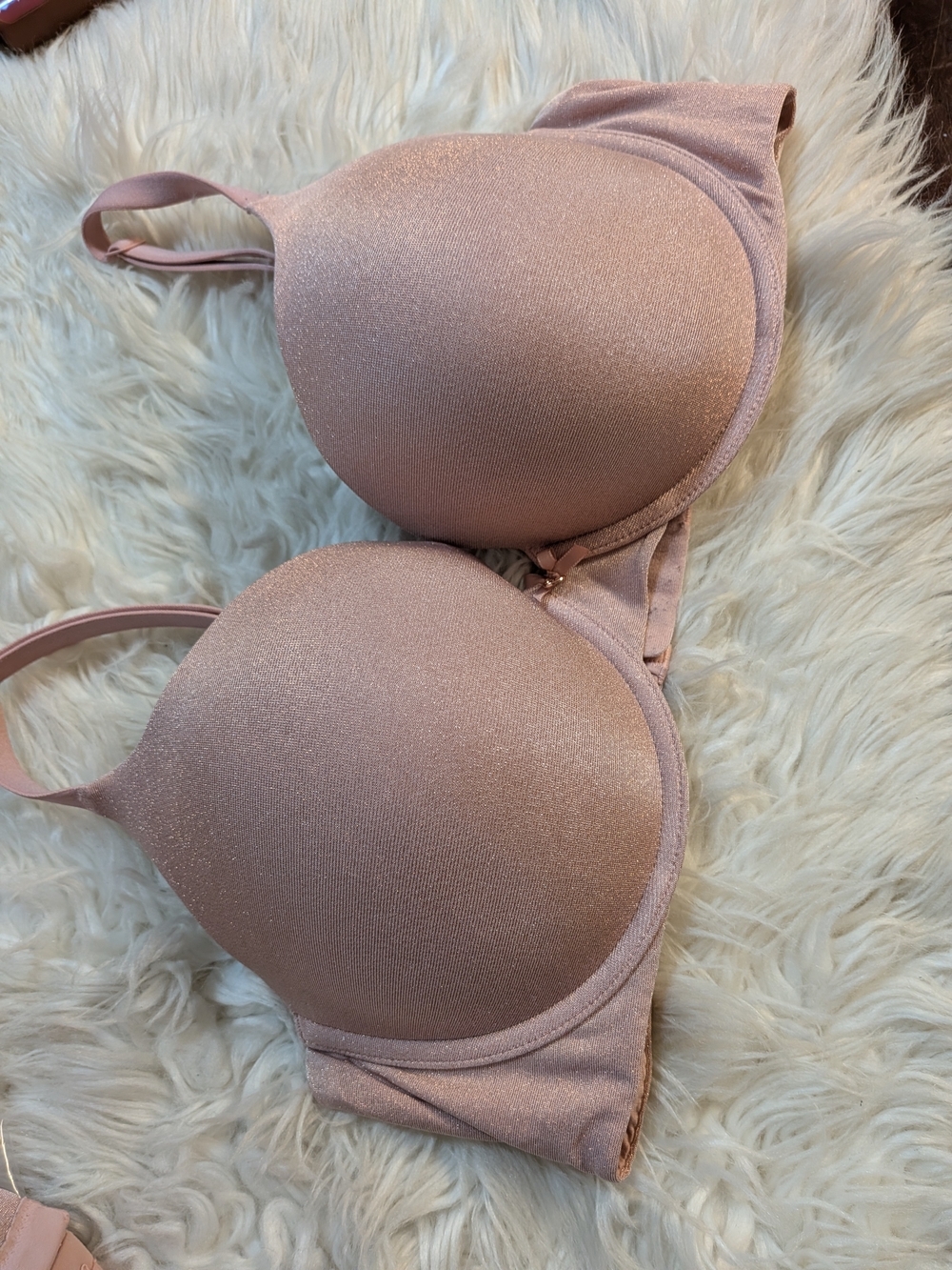 Victoria's Secret Shimmery Rose Molded T-Shirt Bra
